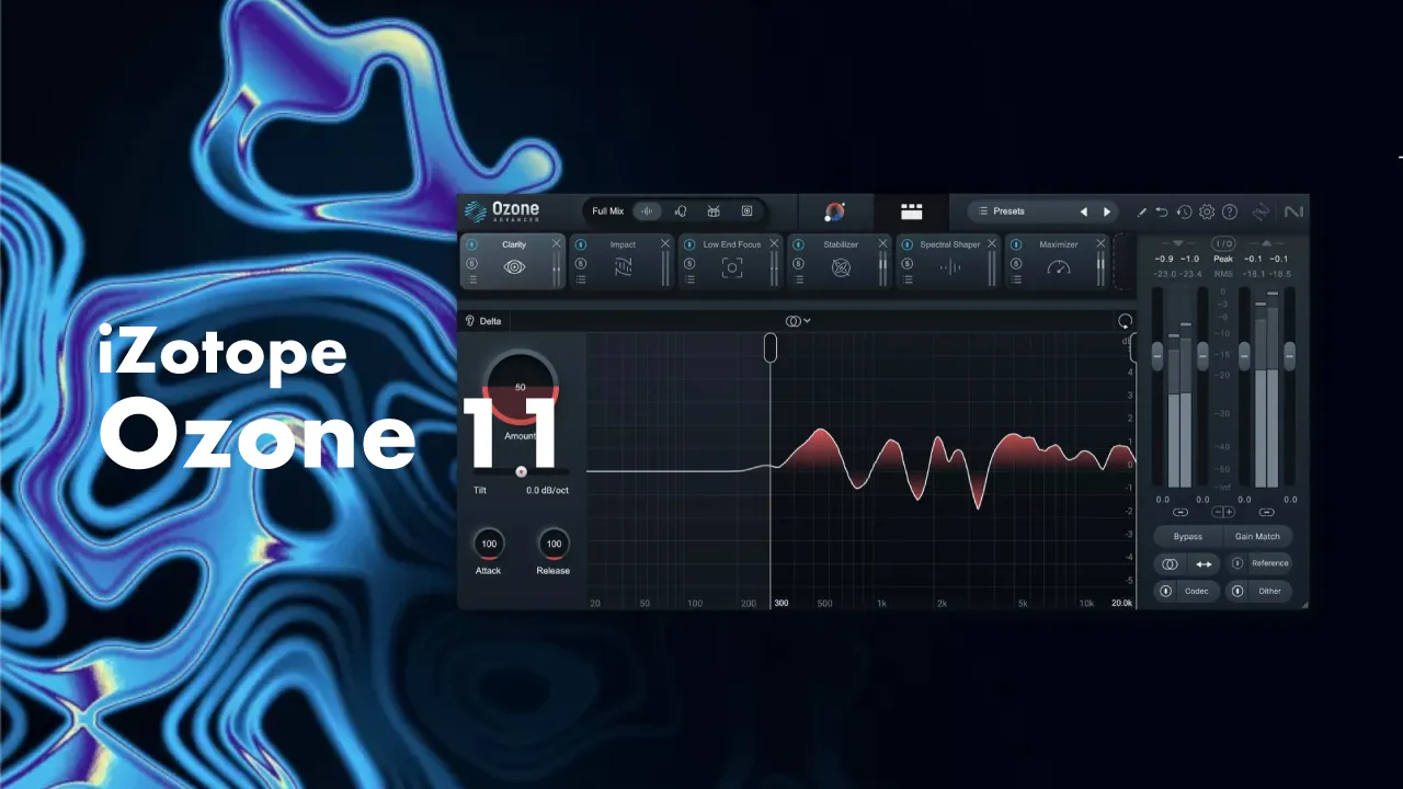 iZotope Ozone 11 Advanced Pro Mastering Software Suite